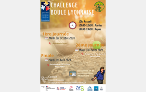 Finale Départementale Boule Lyonnaise