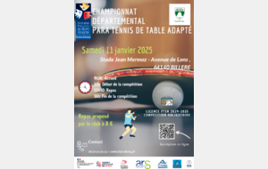 J2 Para Tennis de Table Adapté - Pau