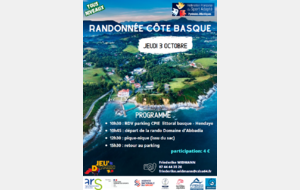 Randonnée côte basque JEU'DYNAMIC