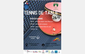 Tennis de Table JEU'DYNAMIC